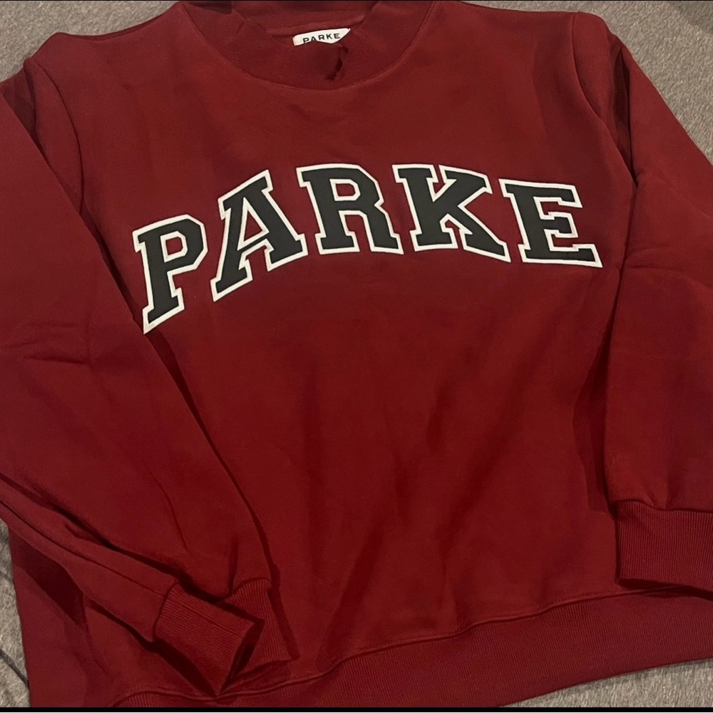 Parke Holiday Red & Green Mockneck